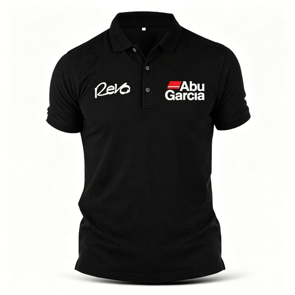 Abu Garcia Revo Họa Tiết In Hình Unisex Áo Sơ Mi Polo Polyester Thời Trang Hàng Đầu
