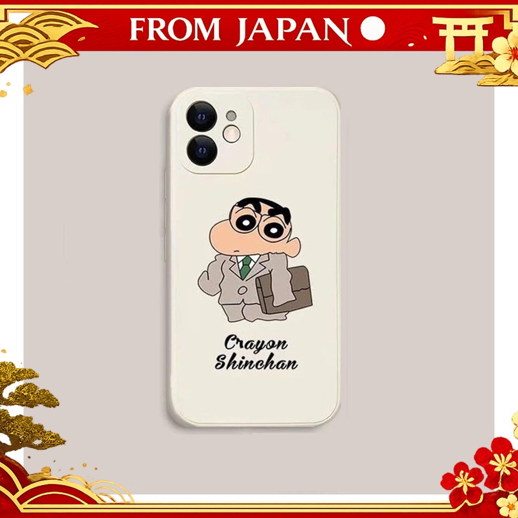 alufer Crayon Shin-chan iPhone 11 Pro Max Case, Smartphone Case, Comic Style Protective Case, Charac