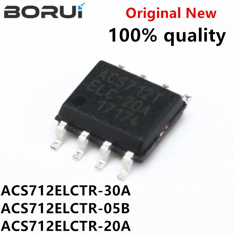 2 chiếc ACS712ELCTR-20A SOP-8 ACS712-20A ACS712T ACS712T ACS712TELC-20A ACS712 SOP ACS712ELCTR-05B A