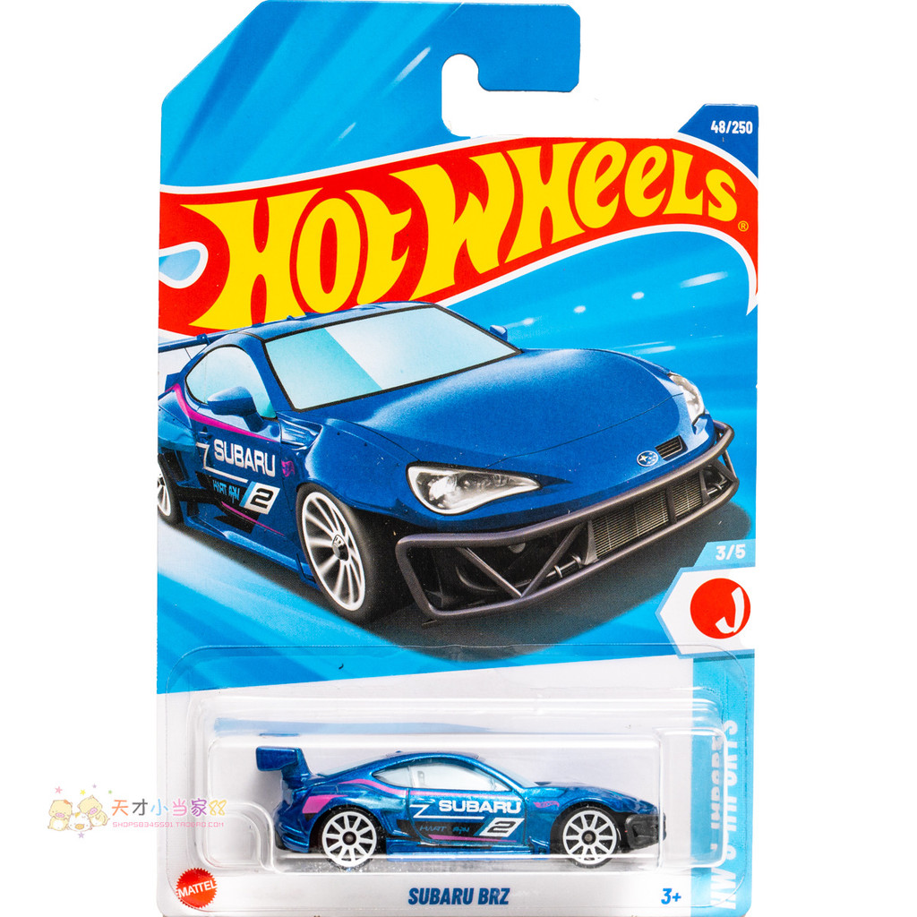Không. 48 SUBARU BRZ SUBARU BRZ Blue Hot Wheels HW J- IMPORTS Series 25B