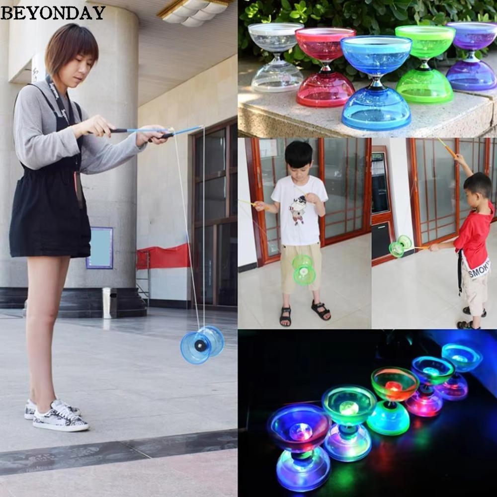 BEYONDAY Diabolo Trung Quốc, Hình Bát Mềm Yo-yo Trung Quốc, Đồ Giải Trí Da Làm Dày Phong Cách Dạ Qua