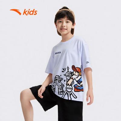 Áo thun Phông Ngắn Tay Bé Trai ANTA Kids 3525C8104