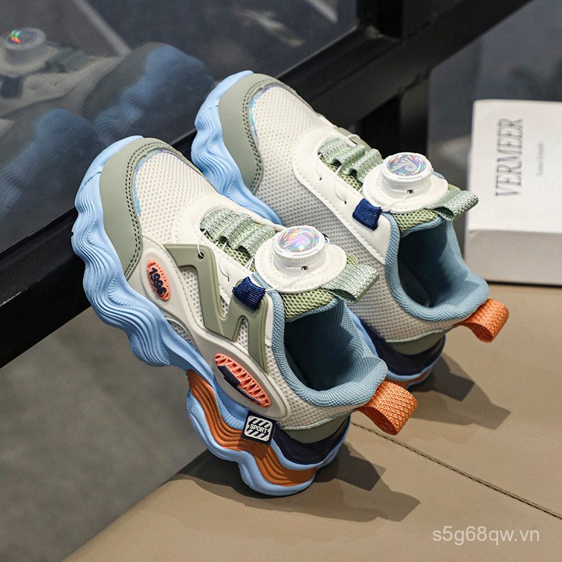 Giày chạy bộ thể thao phía trên bằng da Hokkien