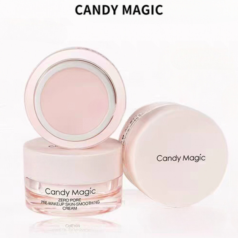 CANDYMAGIC Zero Pore Makeup Primer Smoothing Cream Non-Cakey Invisible Pore Makeup Primer Smoothing 