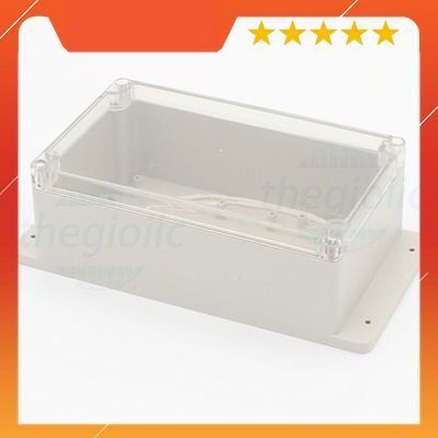 Hộp Nhựa Chống Nước 200x120x75 Có Tai Nắp Trong Suốt IoT Maker 90