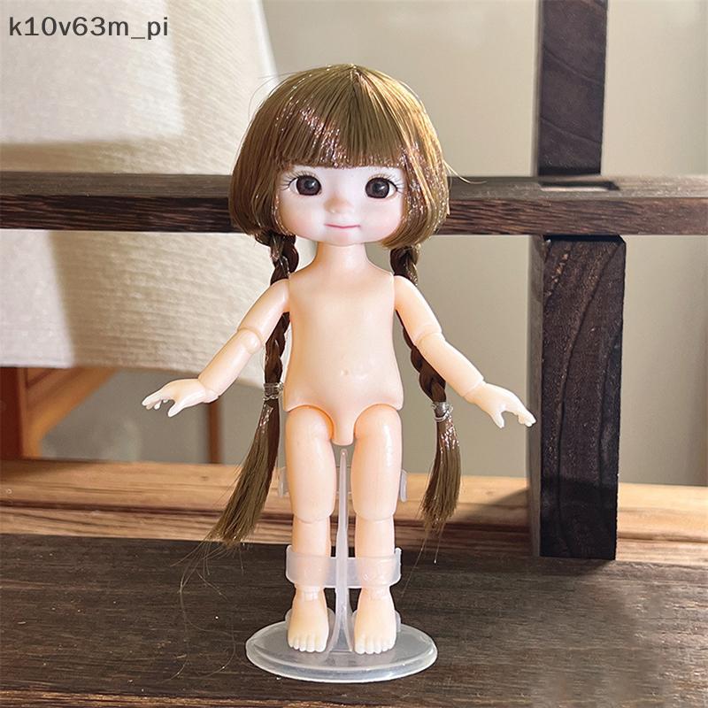 kv 1 PCS 16cm Doll With Different Expressions, Cute 1/8 BJD Doll, 13 Joint Movable Doll Girl Toy vn