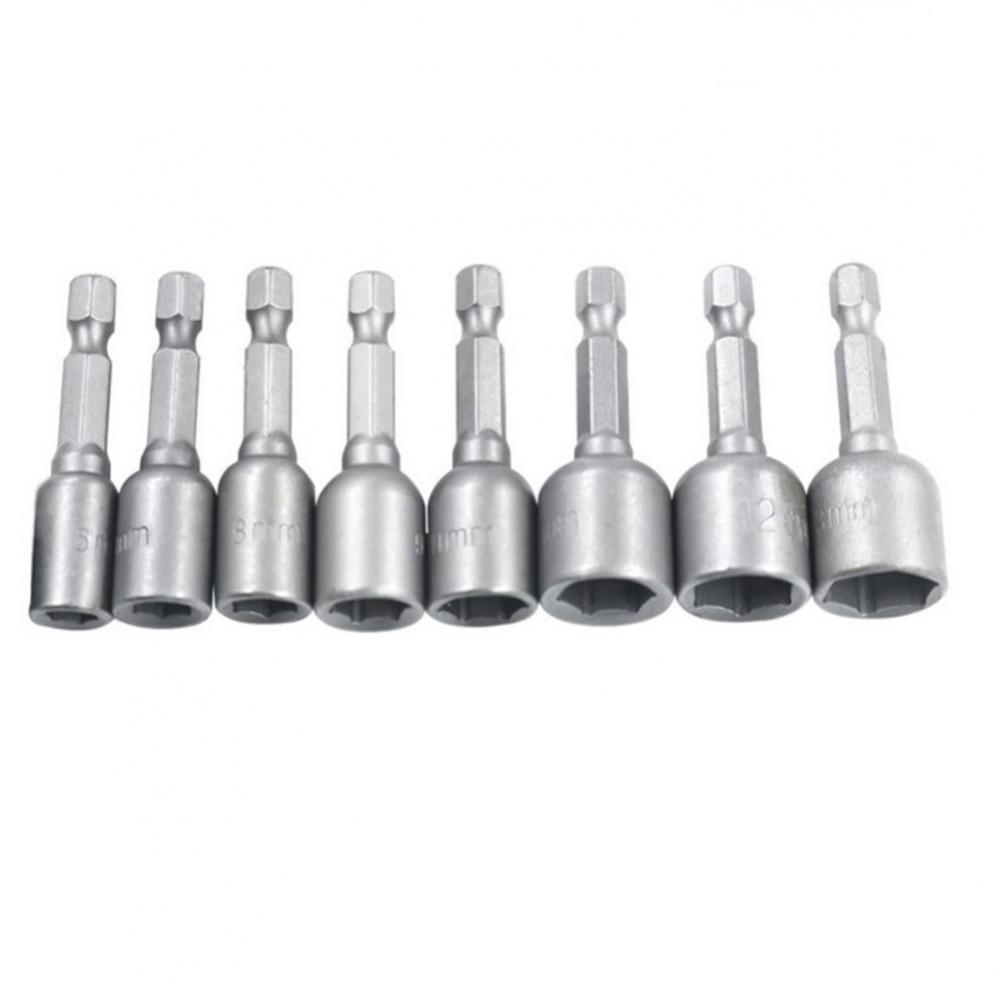 UNDIE❤️Magnetic Nut Driver Driver Socket 1/4in Hex Chrome Vanadium Steel Home