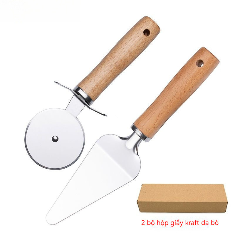 C-m1NEWC-m1NEWXẻng pizza bằng thép không gỉ mới, tay cầm bằng gỗ beech. Dụng cụ nấu pizza, xẻng tam 