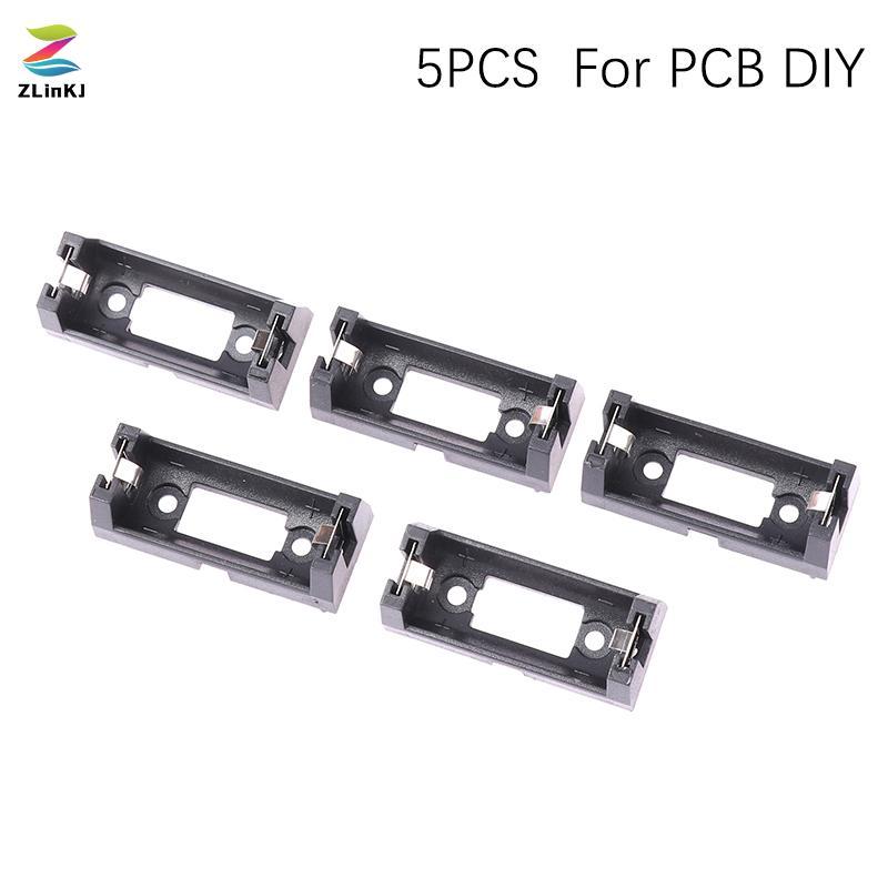 ZLinKJ 5 Chiếc Cắm CR123A Pin 16340 Hộp Pin LIR123A Hộp Bảo Quản Pin CR123A Vỏ Pin Cho PCB DIY Mới