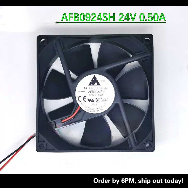 Quạt biến tần bóng đôi Delta AFB0924SH 9225 24V 0.50 A 9CM / 9CM