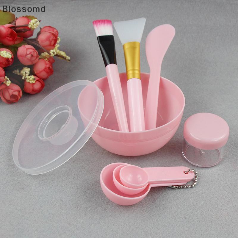 Blossoms Facial Brush Mask Bowl Spoon Set Mask Brush Bar DIY Beauty Tools Mixing Tools Skin Care Mak