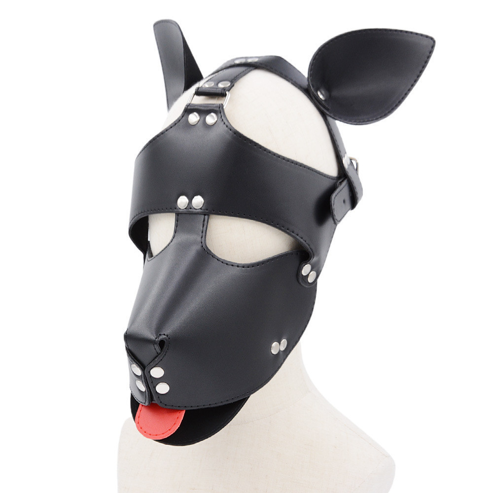 Sm Dog Head Covering Sex Masks Cosplay Prom Dress Up Đồ chơi thay thế Người lớn Giới tính Femdom Sup