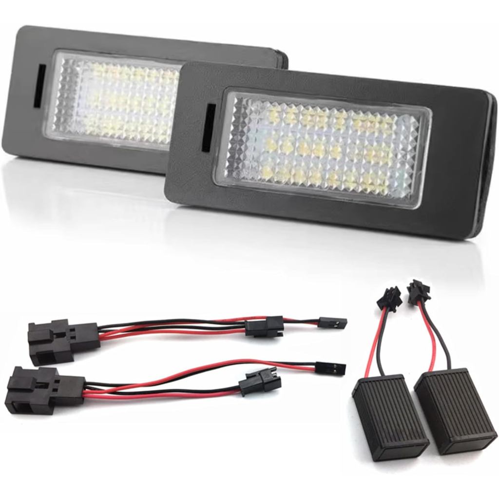 Đèn biển số LED Yankok cho Audi A1 A4 A5 A6 A7 B8 Q5 S5 RS5 TTRS Avant Allroad Sportback, 24SMD Xeno