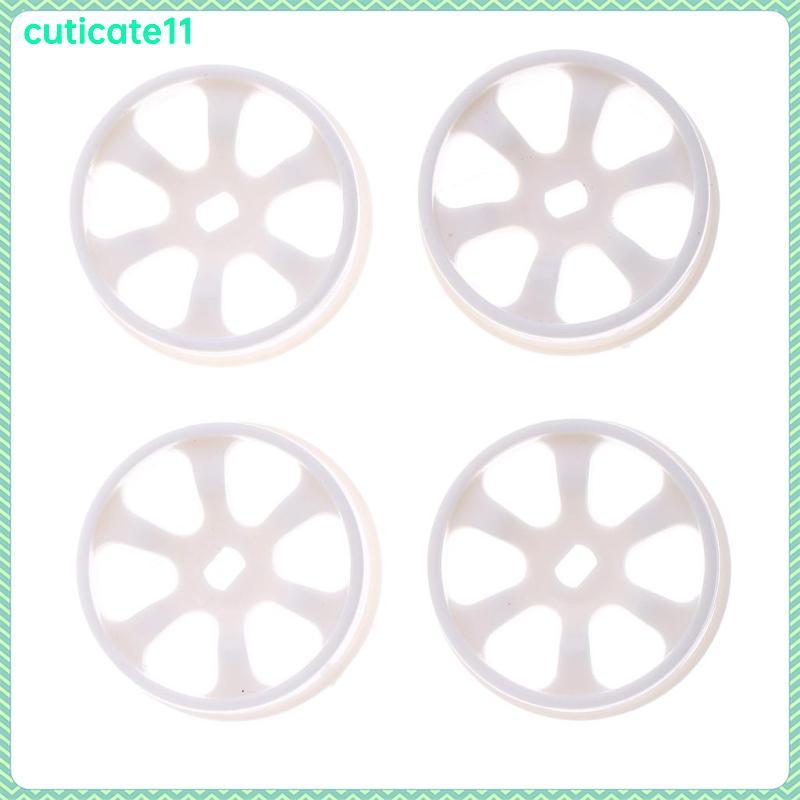 4 Vành Bánh Xe Trắng Cho RC WLtoys K989 P929 Monster Truck Phụ Kiện