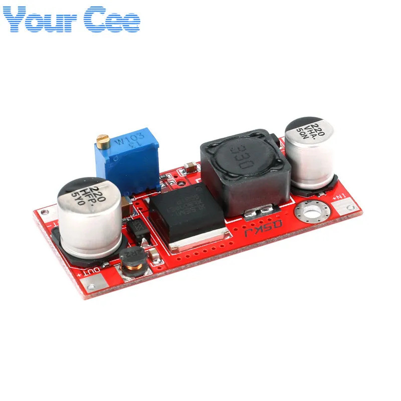 Bộ chuyển đổi XL6009 15W Step Up Boost Board Có thể điều chỉnh 5-32V sang 5-50V DC-DC Mô-đun cấp ngu