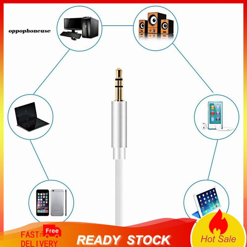 [Còn hàng] Dây cáp âm thanh 8Pin đến 35mm tốc độ cao cho loa ô tô iPhone X / XR / 7 / 8