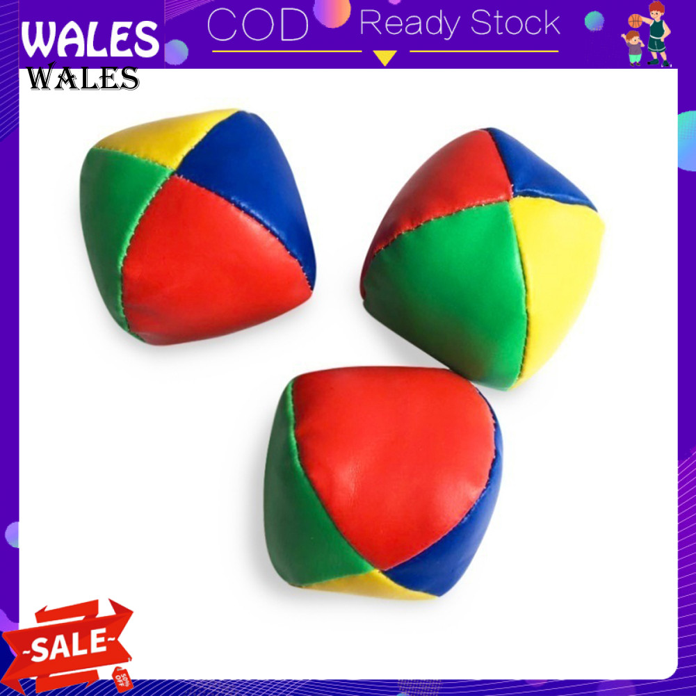 < wales > 3 Quả Bóng Juggling Cổ Điển Túi Juggle Magic Circus Người Mới Bắt Đầu Đồ Chơi Trẻ Em