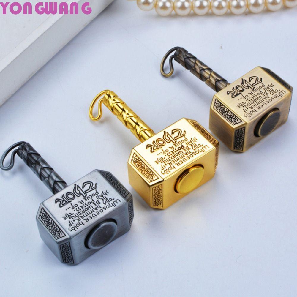 YONGWANG66HR Búa Fidget Spinners, Búa Xoay Kim Loại Búa Fidget Toy, Fidget Spinner Gyro Fidgeting Ha