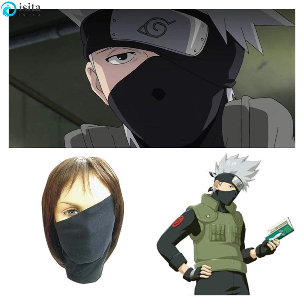 ISITA Kakashi Mặt nạ Bandana Mặt nạ đi xe đạp Cosplay Đám mây đỏ Xe máy Hatake Kakashi
