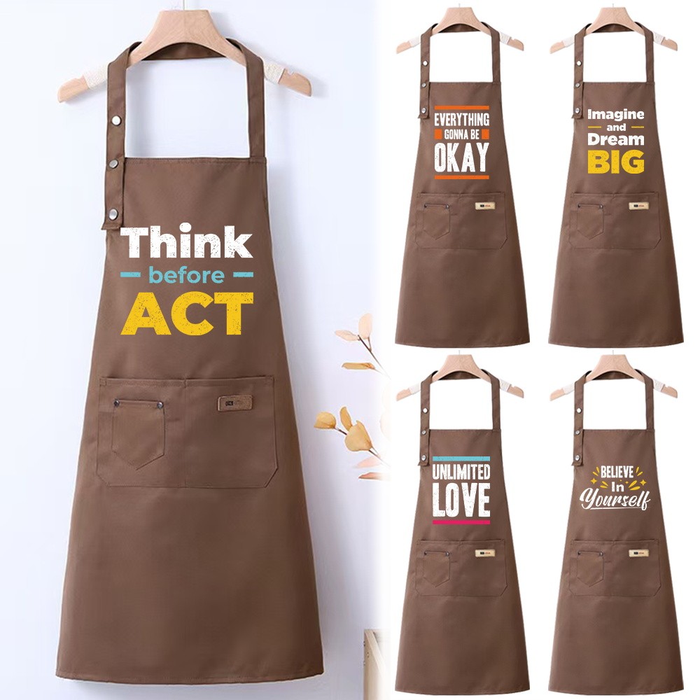 Baking and floral apron Kitchen householdSleeveless halter apron Unisex Best seller Waterproof and o