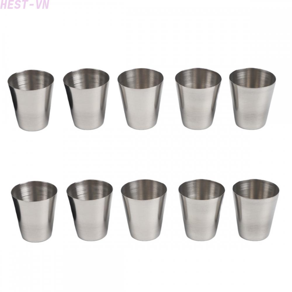Stainless Steel Shot Cups 304 Stainless Steel Material Shatterproof Construction