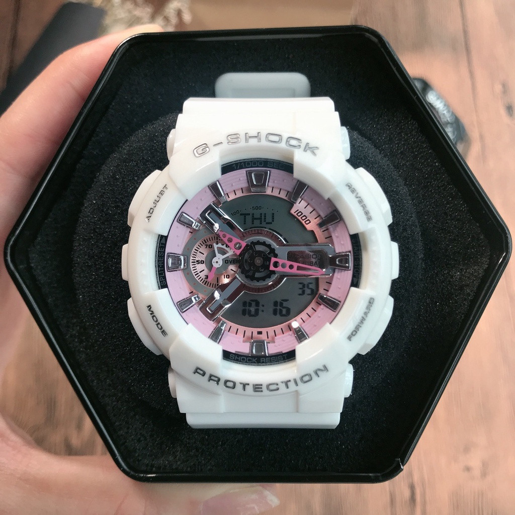 JOCELLEN g-shock GA-110 Powder White GA110 unisex Đồng hồ thể thao chống nước thời trang V846
