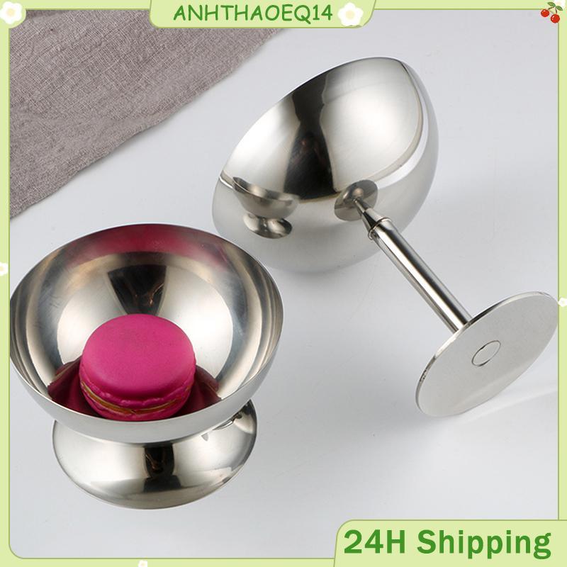 Ah 2023 mới cốc bằng thép không gỉ cốc kem tráng miệng bát salad Đĩa trái cây món ăn nhẹ KTV Bar Ngu