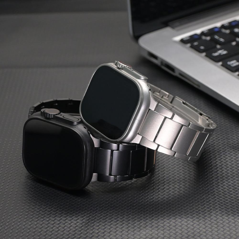 Dây đeo nam doanh nhân cho IWatch Ultra 3 2 1 49mm 46mm 45mm 44mm Dây đeo kim loại Titan cho Iwatch 