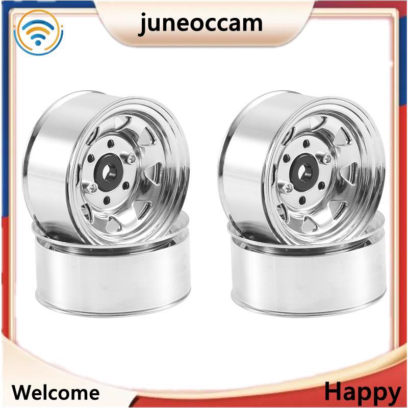 [juneoccam] 4 Chiếc 1.55 Kim Loại Beadlock Bánh Xe Hub Cho 1 / 10 RC Xe Bánh Xích Jr 90069 D90 CC01 