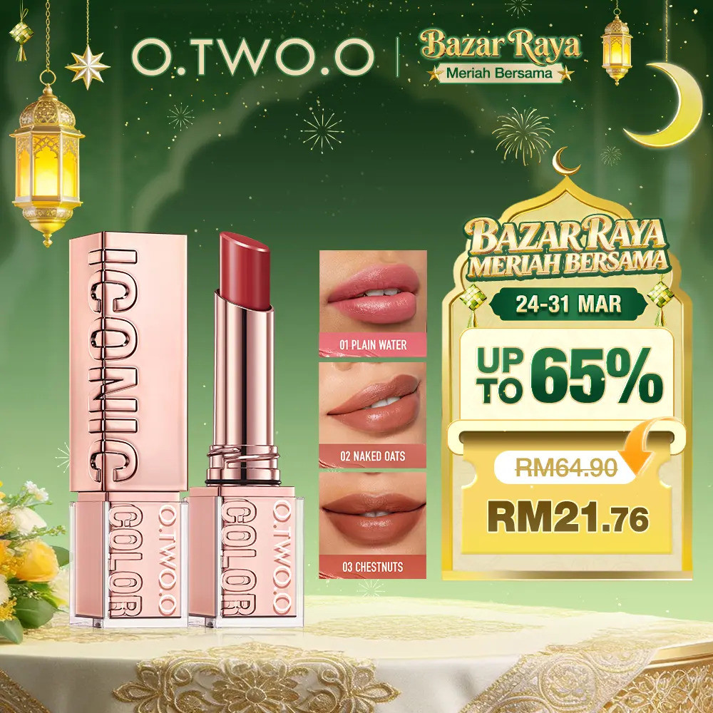 O.TWO.O [MỚI] Son môi Satin dưỡng ẩm cao cấp – Dưỡng ẩm nhẹ, Màu sắc phong phú, Lâu trôi & nổi bật v