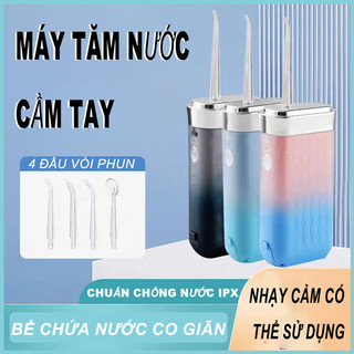  【Bán Chạy Nhật Hàn Tăm Nước Cầm Tay - Làm Sạch Sâu Bảo Vệ Nướu Nha Khoa Khuyên Dùng 
