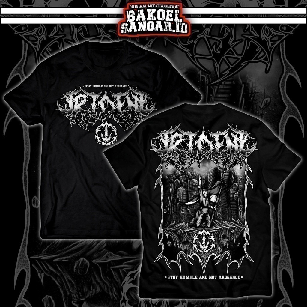 Pagar thời trang 2025 Nusa Áo thun kim loại Trident mới nhất Áo thun kim loại Nusa