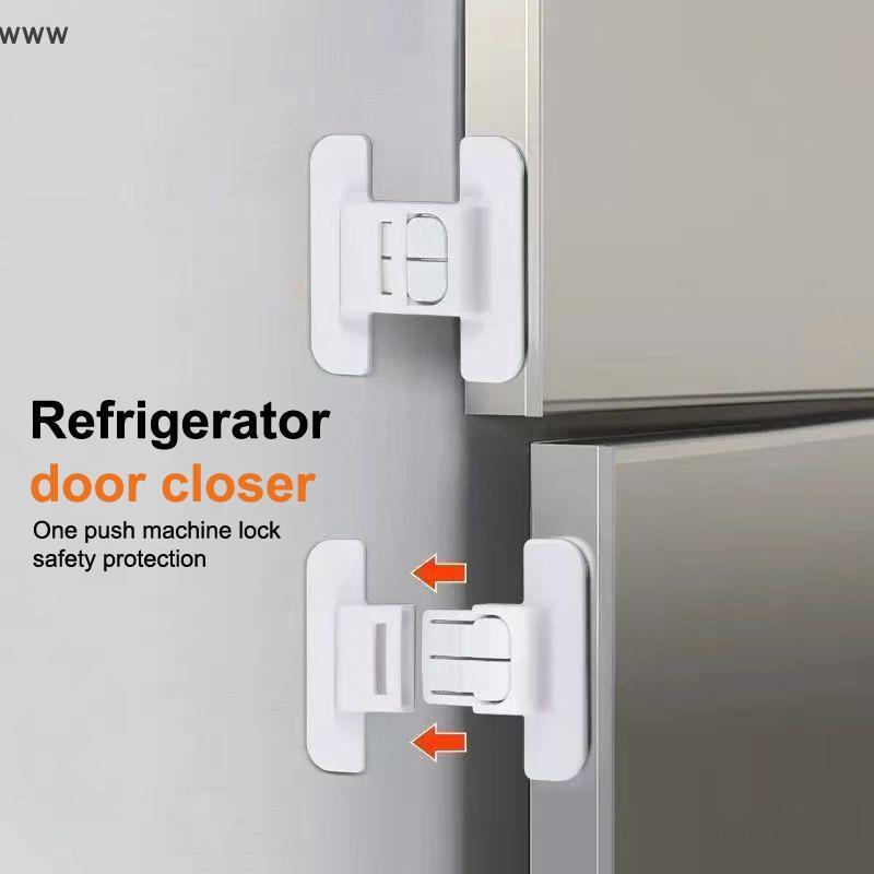 [auz] Refrigerator Lock Set - 5Pcs Home Fridge Door Safety Locks for Children Security