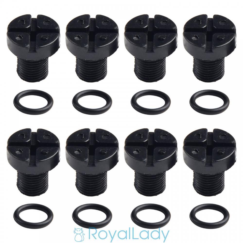 #ROYALLADY#Highly Durable 8X Radiator Expansion Tank Bleed Screws For BMW 1 3 5 7 Series X3
