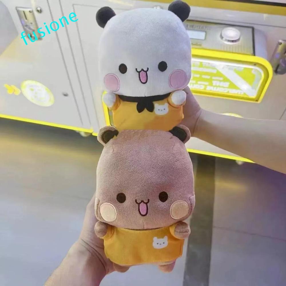 Búp bê nhồi bông FUSIONEDGE Bubu và Dudu Panda, Búp bê gấu trúc mềm mại Kawaii Búp bê sang trọng Bub