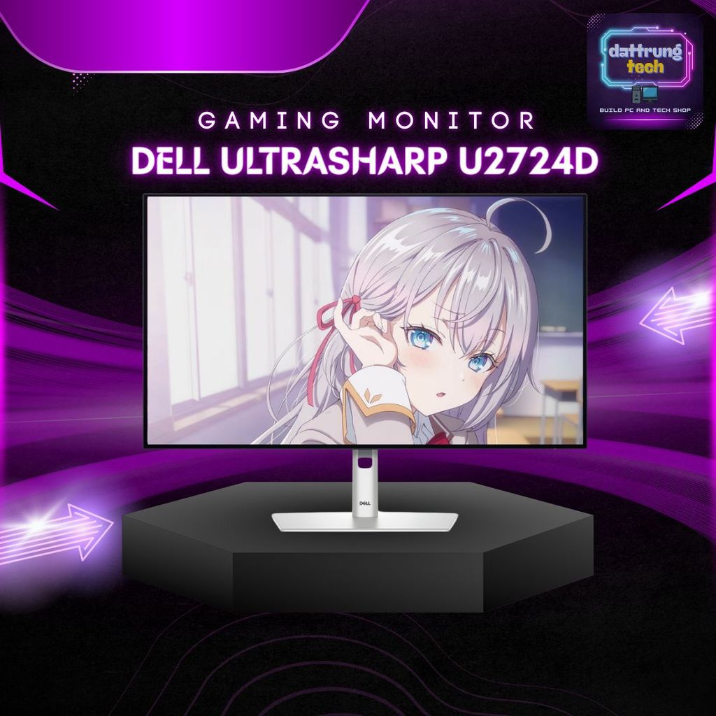 Màn Hình Dell UltraSharp U2724D 27 inch 2K IPS 120Hz 5ms - Hiệu suất đỉnh cao cho công việc và giải 