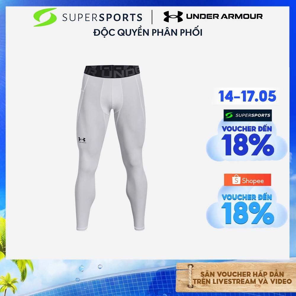 Quần Ôm Nam Under Armour Heatgear Armour - Trắng - 1361586-100