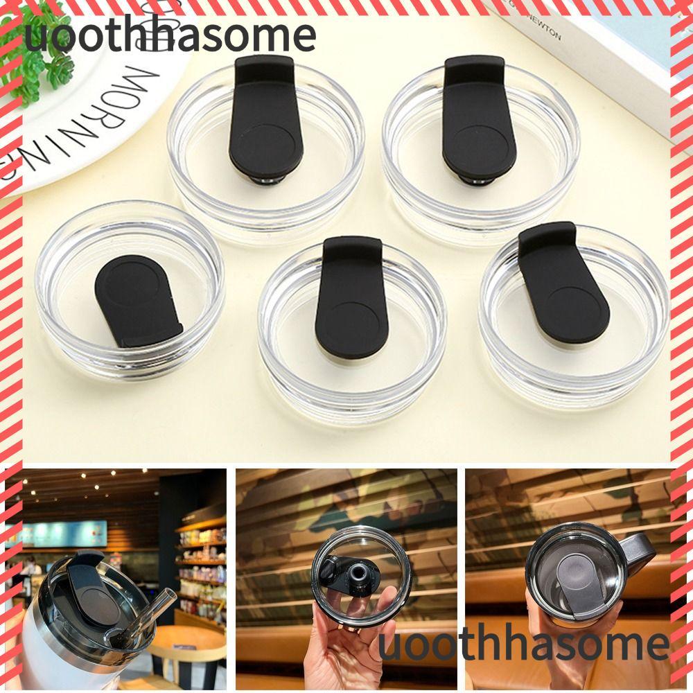 Nắp cốc UOOTHASHASOME, Nhựa không có nắp chai ống hút, Chống tràn bền bỉ Đa năng 20oz / 30oz Nắp tha