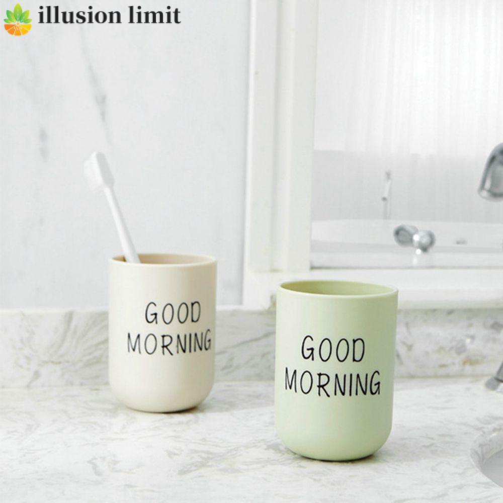 illusion limit ILLUSION LIMIT Cốc Giặt Lưu Trữ Phong Cách Bắc Âu Bàn Chải Đánh Răng Cho Đồ Uống Chịu