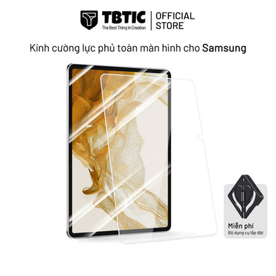 TBTIC Cho Samsung Tab S6 Lite A9 S9 Plus 11 8.7 A8 S6 10.5 A7 Lite 10.4 P620 S8 S7 11 FE 10.9 Kính Cường Lực Bảo Vệ Màn Hình