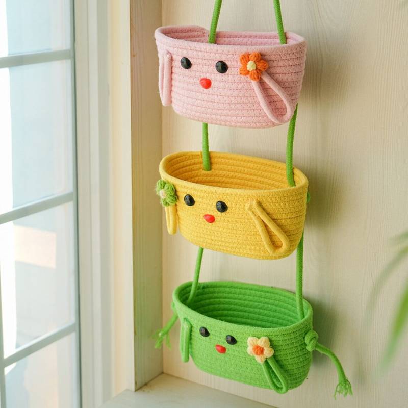 Hanging Laundry Basket Storage Basket Wall Hanging Home Bathroom Bathroom Storage Basket Socks Chops
