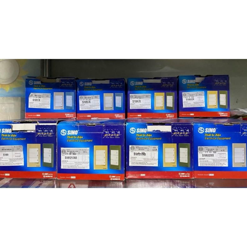 [Hoả Tốc] Ổ Cắm Điện Công Tắc SINO VANLOCK Các Loại - Cam Kết Chính Hãng