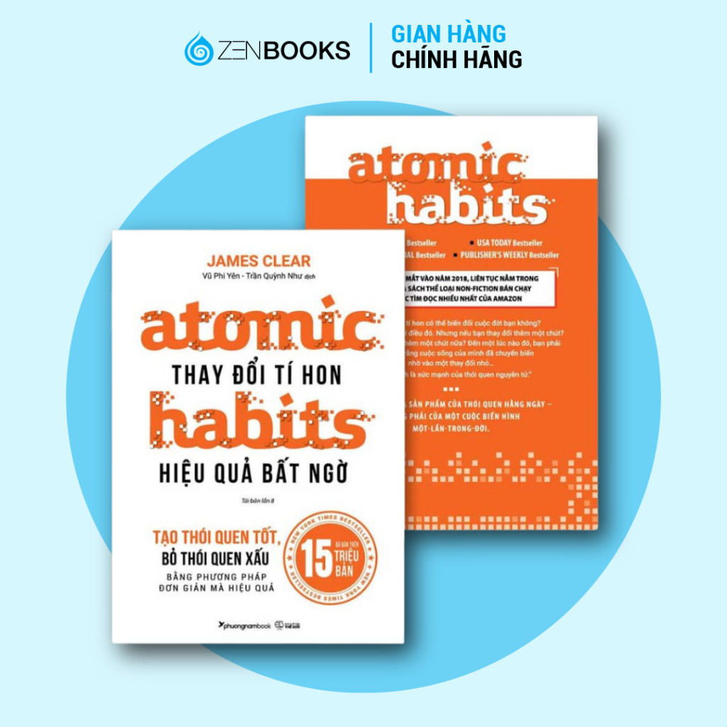 Sách - Atomic Habits - Thay Đổi Tí Hon, Hiệu Quả Bất Ngờ - James Clear