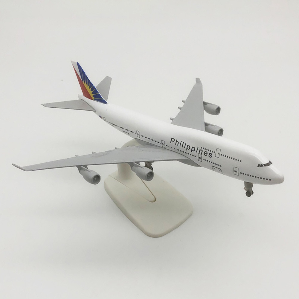 20cm Philippine Airlines B747 Kim Loại Diecast Máy Bay Mô Hình Máy Bay Đồ Chơi Cho Bé Trai Trẻ Em Bộ