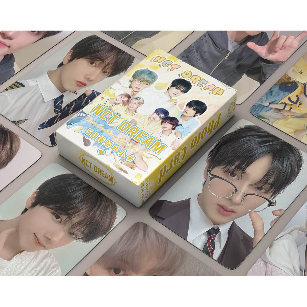 Bộ 50-55 NCT DREAM wish 127 Nation Laser Hologram Lomo Cards JAEMIN CHENLE WayV JISUNG Jeno HAECHAN 
