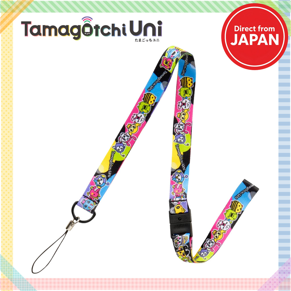 BANDAI Tamagotchi Uni Neck Strap Unique Black