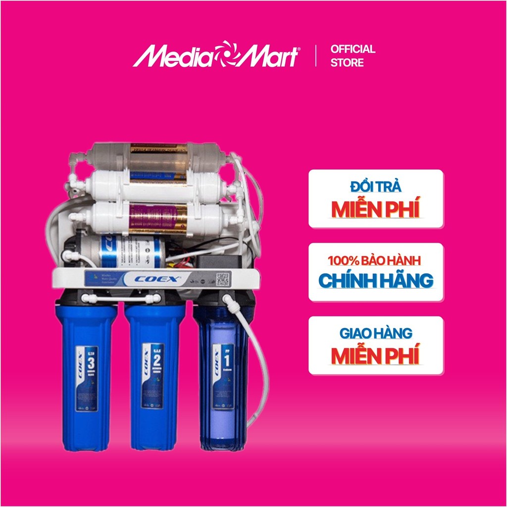 [MEDIAMART] - Máy Lọc Nước Hydrogen 10 cấp Coex WP-7110 KV - FREESHIP,Bảohànhchínhhãng