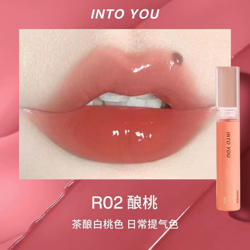 [Phiên Bản Mới] Son Bóng Gương INTO YOU G04 - Ánh Bóng Nước Căng Mọng, Dưỡng Ẩm Sâu & Lâu Trôi