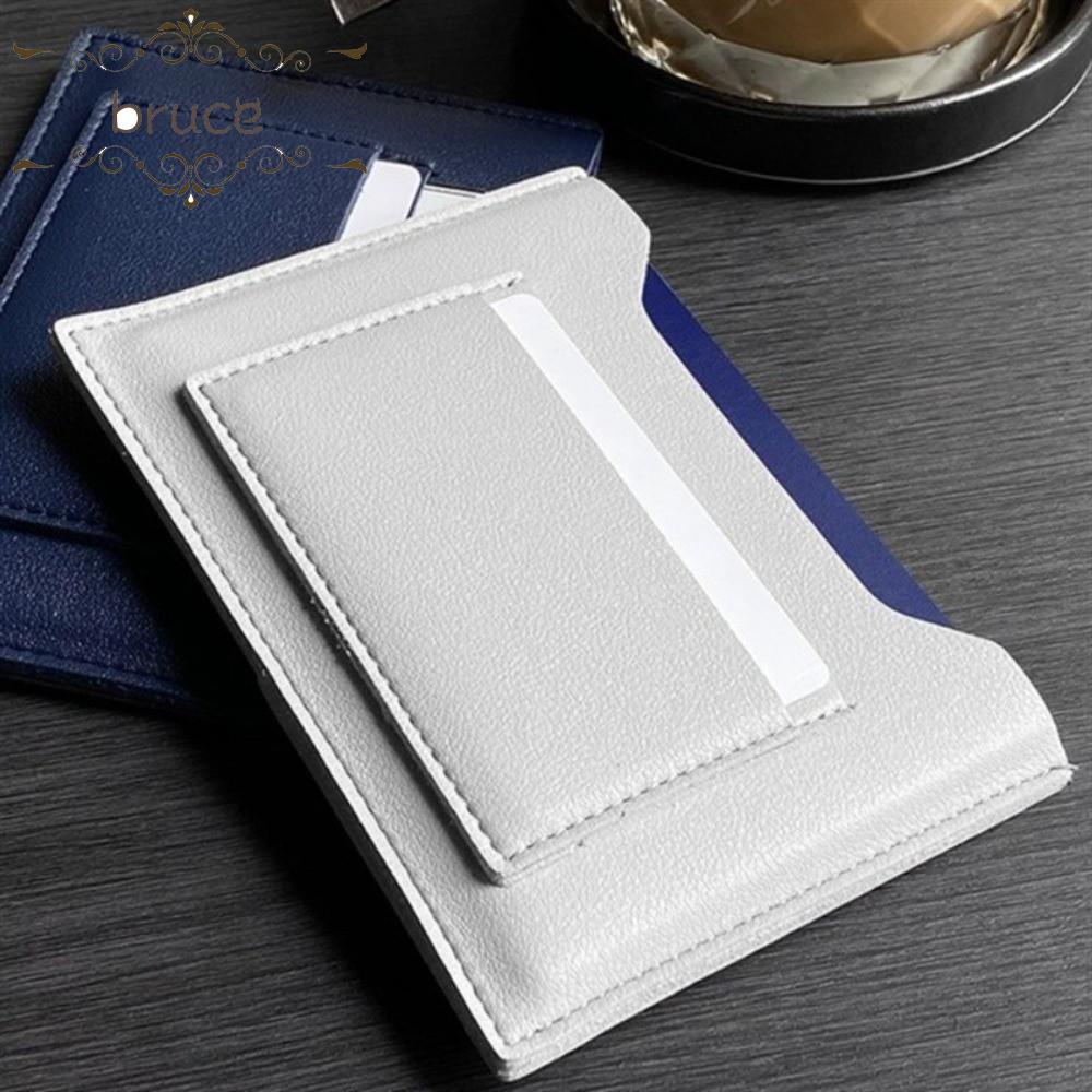 Vỏ Hộ Chiếu BRUCE, Hộp Đựng Thẻ Đa Năng Màu Trơn, Máy Bay Thời Trang Check-in Da PU Kẹp Hộ Chiếu Thư