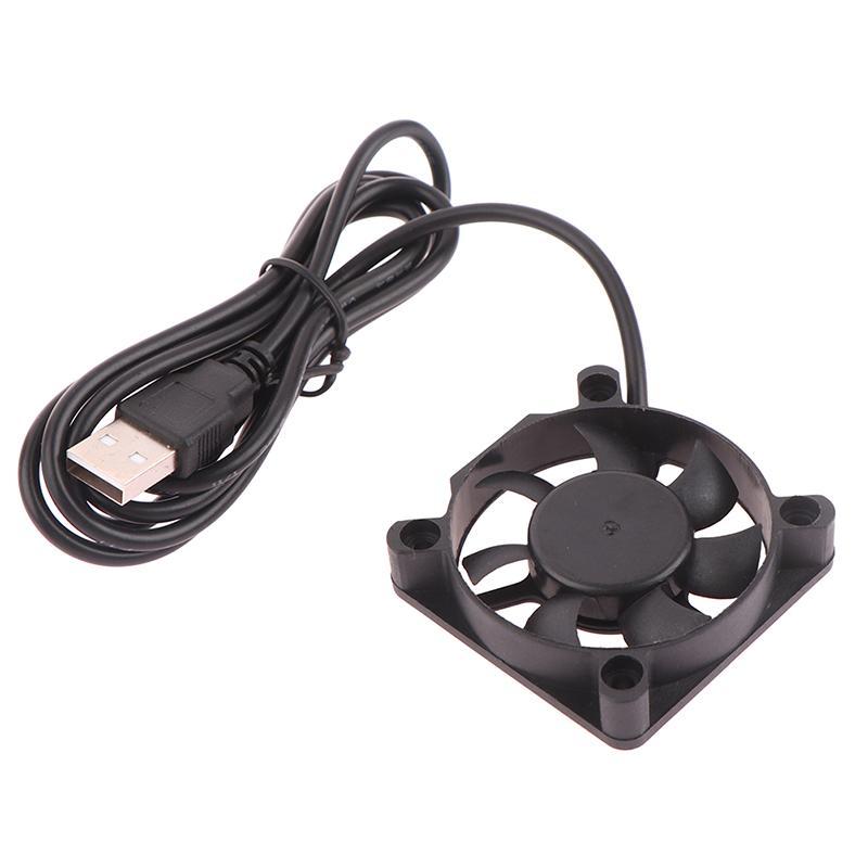 1PC Dc5010 Im Lặng Fan 5V Dầu USB Cáp Tạo Độ Ẩm Kết Nối PC Fan Cooler Tản Nhiệt Xả CPU Làm Mát Fan P